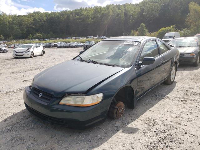 1HGCG2259YA007596 - 2000 HONDA ACCORD EX GREEN photo 2