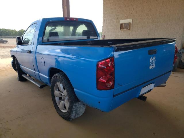 1D7HA16P87J518927 - 2007 DODGE RAM 1500 S BLUE photo 3