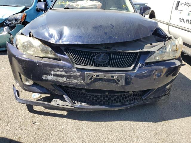 JTHBE262785019950 - 2008 LEXUS IS 350 BLUE photo 9