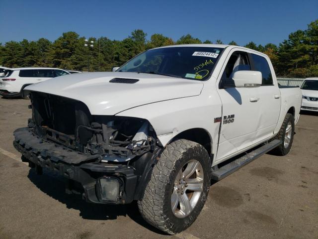 1C6RR7MT4FS513461 - 2015 RAM 1500 SPORT WHITE photo 2