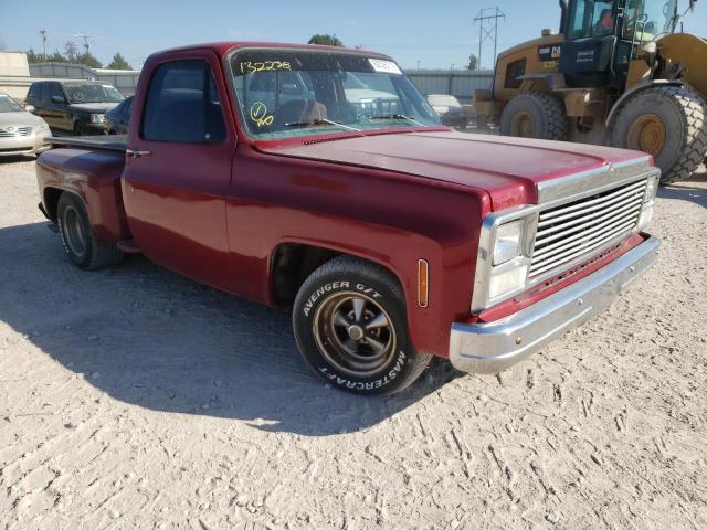 CCZ148J132238 - 1978 CHEVROLET C-10 BURGUNDY photo 1