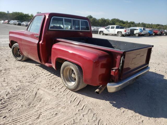 CCZ148J132238 - 1978 CHEVROLET C-10 BURGUNDY photo 3