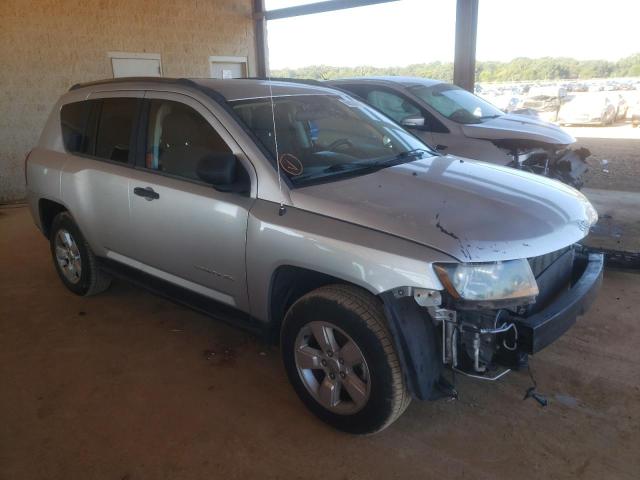 1C4NJCBA4ED536329 - 2014 JEEP COMPASS SP SILVER photo 1