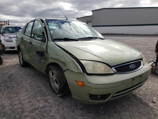 1FAHP34N27W147004 - 2007 FORD FOCUS ZX4 GREEN photo 1