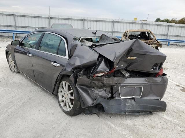 1G1ZE5E13BF101405 - 2011 CHEVROLET MALIBU LTZ ნაცრისფერი ფოტო 3