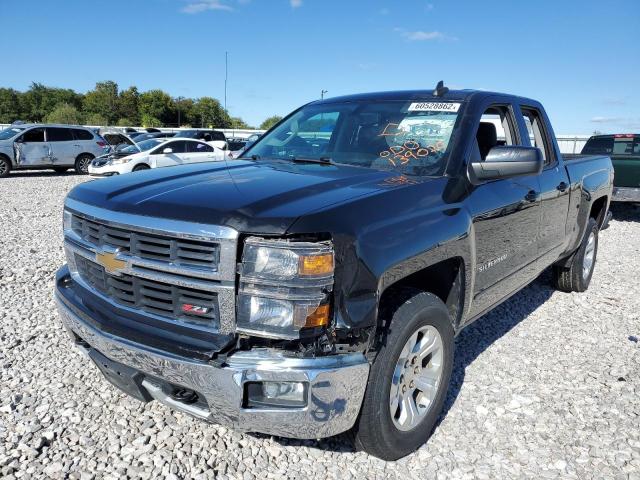 1GCVKREC9FZ246783 - 2015 CHEVROLET SILVERADO BLACK photo 2