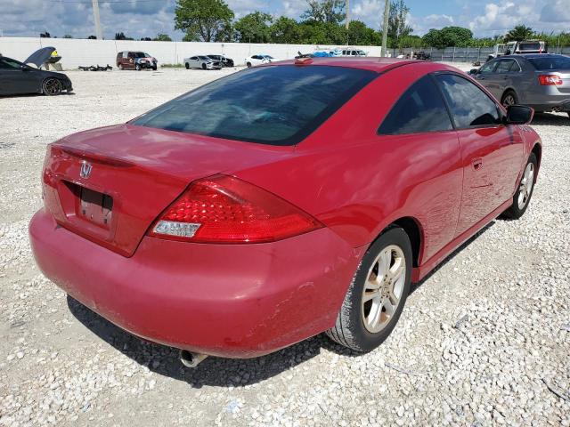 1HGCM726X6A013368 - 2006 HONDA ACCORD EX RED photo 4