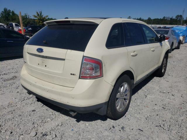 2FMDK39C17BB14054 - 2007 FORD EDGE SEL P WHITE photo 4