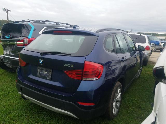 WBAVL1C54EVY13052 - 2014 BMW X1 XDRIVE2 BLUE photo 4