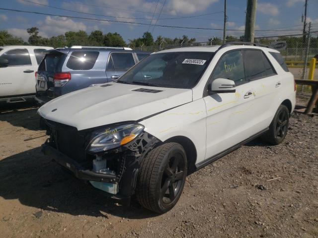 4JGDA5JB7HA934685 - 2017 MERCEDES-BENZ GLE 350 WHITE photo 2