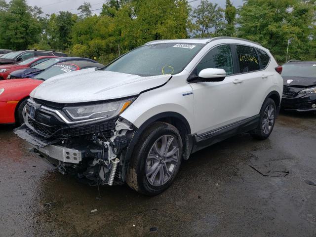 5J6RT6H91NL022481 - 2022 HONDA CR-V TOURI WHITE photo 2