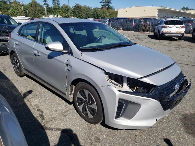 KMHC75LC9HU053677 - 2017 HYUNDAI IONIQ SEL SILVER photo 1