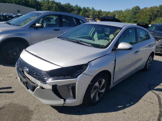 KMHC75LC9HU053677 - 2017 HYUNDAI IONIQ SEL SILVER photo 2