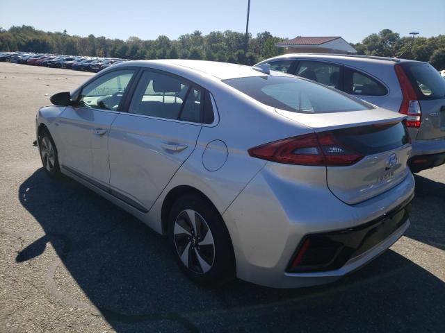 KMHC75LC9HU053677 - 2017 HYUNDAI IONIQ SEL SILVER photo 3