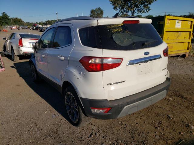 MAJ3S2KE4KC261246 - 2019 FORD ECOSPORT T WHITE photo 3