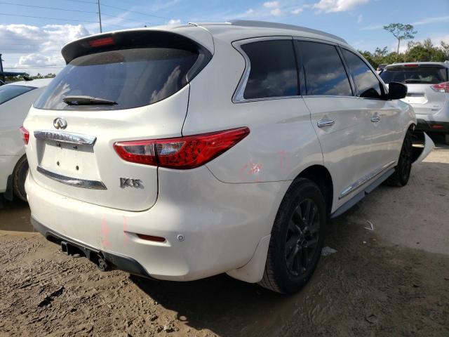 5N1AL0MM4DC314288 - 2013 INFINITI JX35 WHITE photo 4