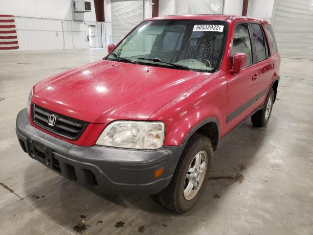 JHLRD1863YC052049 - 2000 HONDA CR-V RED photo 2