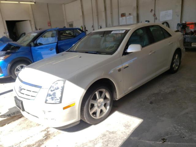 1G6DW677670193421 - 2007 CADILLAC STS WHITE photo 2