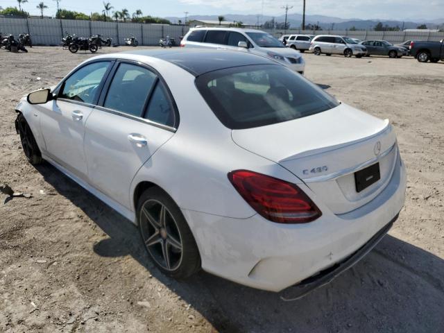 55SWF6EB9GU111890 - 2016 MERCEDES-BENZ C 450 4MAT WHITE photo 3