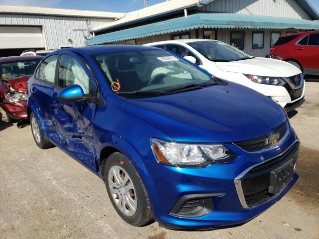 1G1JB5SH9H4133433 - 2017 CHEVROLET SONIC LS BLUE photo 1
