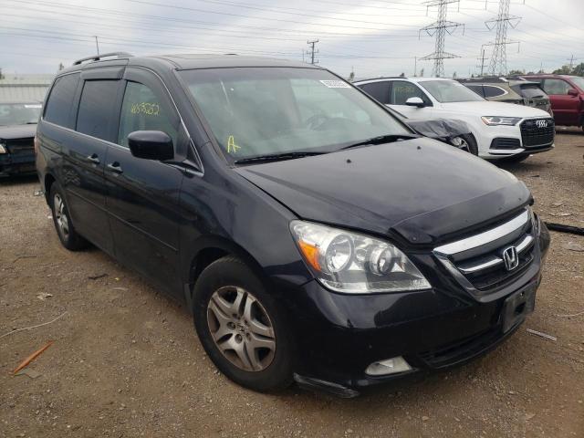 5FNRL38696B454282 - 2006 HONDA ODYSSEY BLACK photo 1