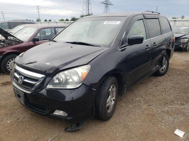 5FNRL38696B454282 - 2006 HONDA ODYSSEY BLACK photo 2