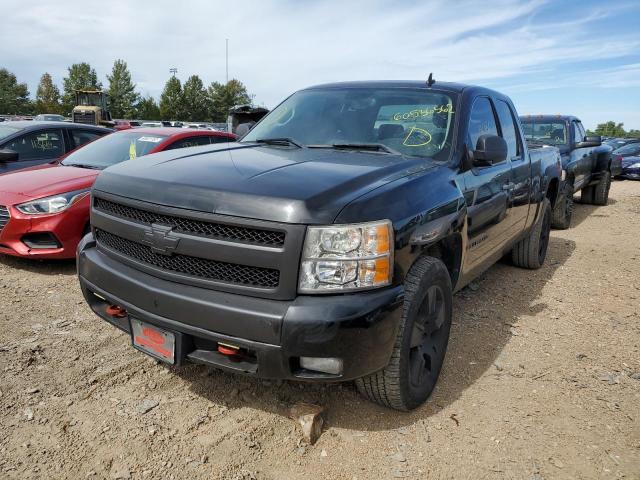 2GCEC19J081240132 - 2008 CHEVROLET SILVERADO BLACK photo 2