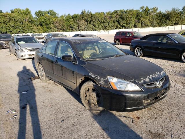 1HGCM568X4A032404 - 2004 HONDA ACCORD EX BLACK photo 1