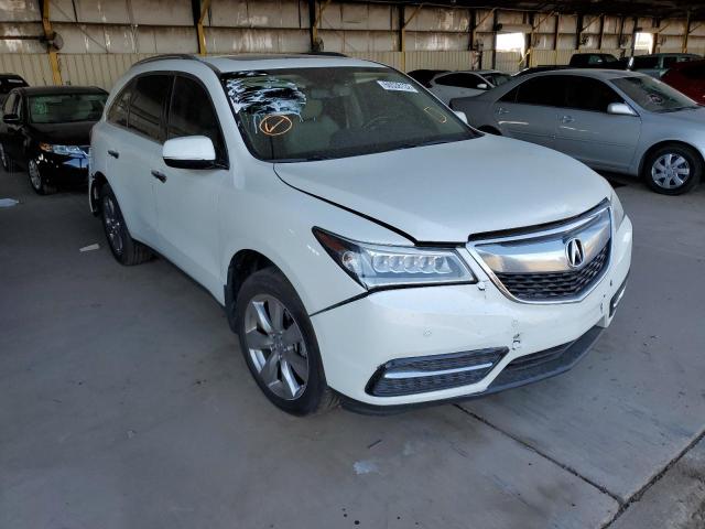 5FRYD4H88EB011134 - 2014 ACURA MDX ADVANC WHITE photo 1