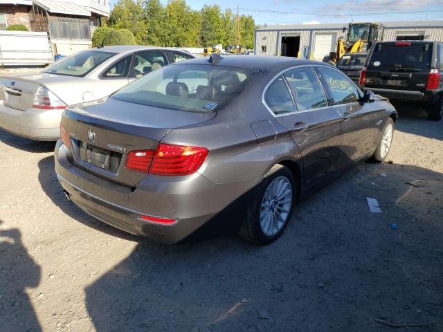 WBA5A7C56GG145609 - 2016 BMW 528 XI GRAY photo 4