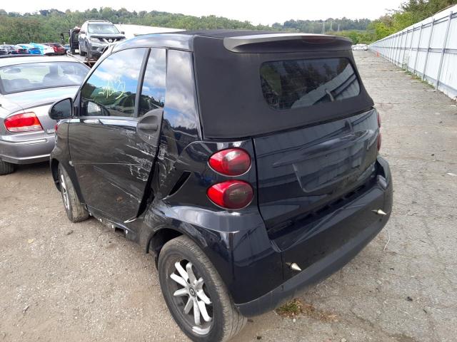 WMEEK31X98K165205 - 2008 SMART FORTWO PAS 黑色 照片 3
