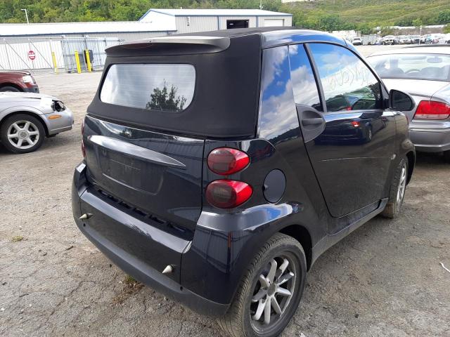 WMEEK31X98K165205 - 2008 SMART FORTWO PAS BLACK photo 4