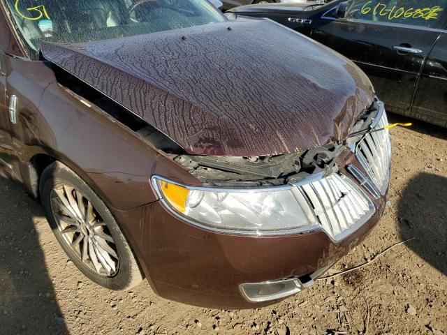 3LNDL2L39CR807501 - 2012 LINCOLN MKZ HYBRID BURGUNDY photo 9