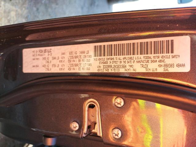 3C63RRRJ2KG631664 - 2019 RAM 3500 LIMIT GRAY photo 10