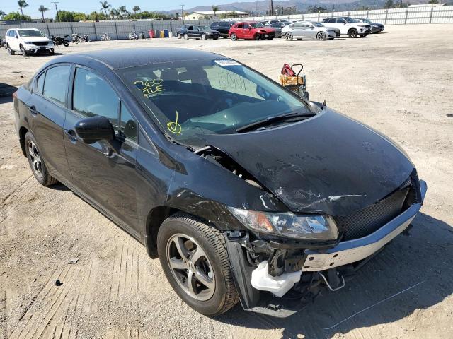 19XFB2F71FE703269 - 2015 HONDA CIVIC SE BLACK photo 1