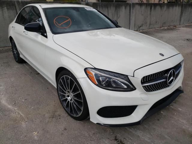 55SWF6EBXJU250028 - 2018 MERCEDES-BENZ C 43 4MATI WHITE photo 1