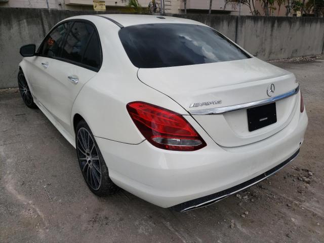 55SWF6EBXJU250028 - 2018 MERCEDES-BENZ C 43 4MATI WHITE photo 3