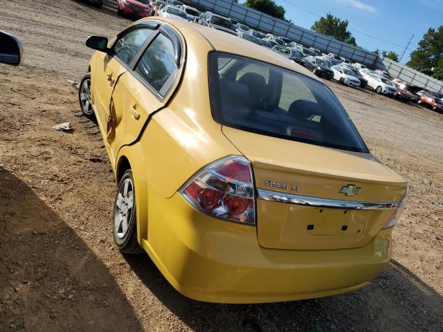 KL1TD5DE6AB129345 - 2010 CHEVROLET AVEO LS 黄色 照片 3