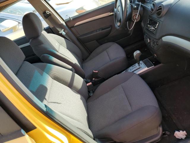 KL1TD5DE6AB129345 - 2010 CHEVROLET AVEO LS 黄色 照片 5