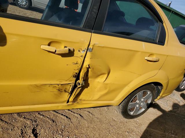 KL1TD5DE6AB129345 - 2010 CHEVROLET AVEO LS 黄色 照片 9