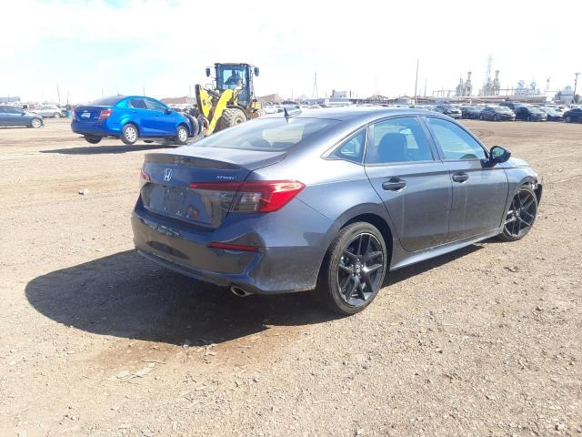 2HGFE2F57NH551704 - 2022 HONDA CIVIC SPOR GRAY photo 4