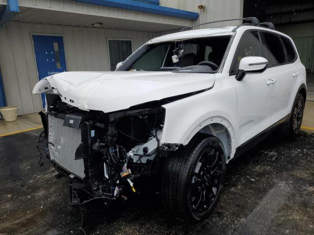 5XYP5DHC5NG296723 - 2022 KIA TELLURIDE WHITE photo 2