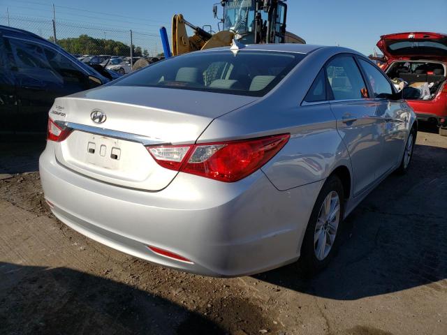 5NPEB4ACXBH212085 - 2011 HYUNDAI SONATA GLS SILVER photo 4