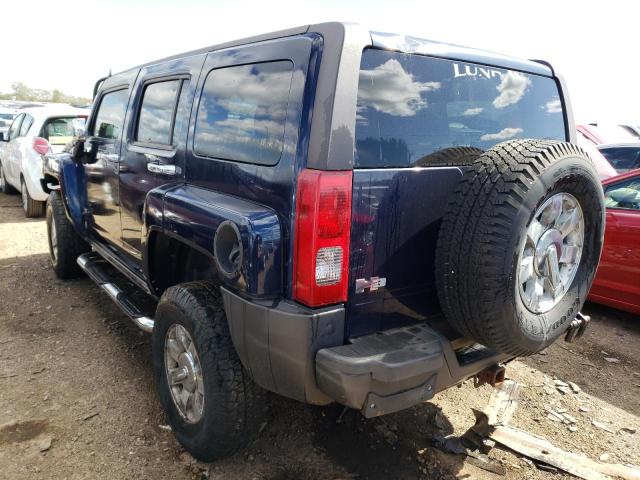 5GTDN13E978195780 - 2007 HUMMER H3 BLUE photo 3