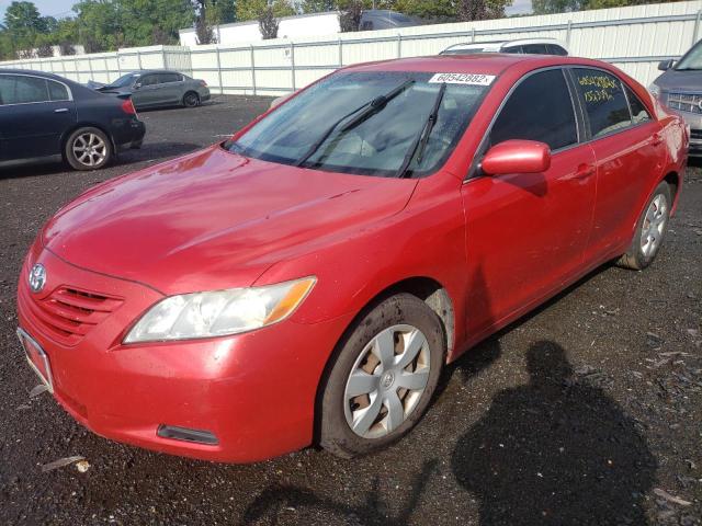 4T1BE46K37U102238 - 2007 TOYOTA CAMRY CE RED photo 2