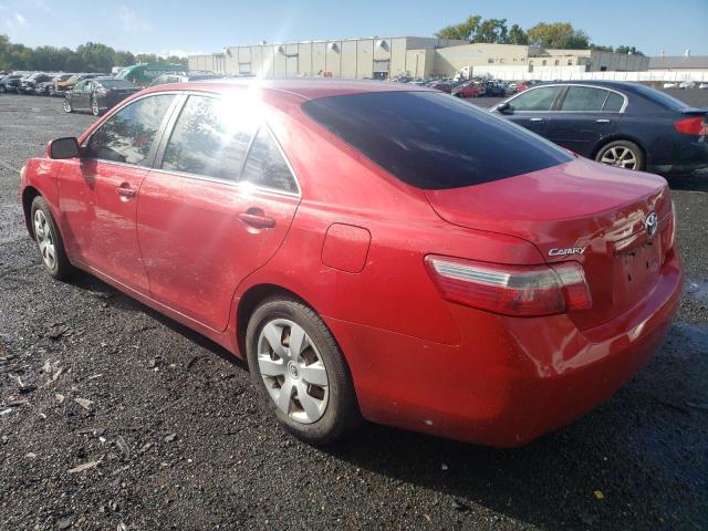 4T1BE46K37U102238 - 2007 TOYOTA CAMRY CE RED photo 3