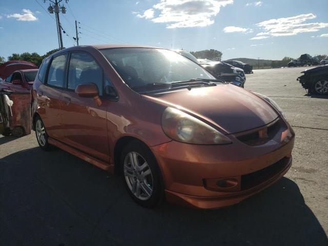 JHMGD38677S021048 - 2007 HONDA FIT S ORANGE photo 1