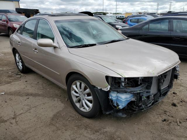 KMHFC46F36A102282 - 2006 HYUNDAI AZERA SE GOLD photo 1