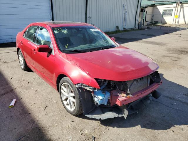 3FAHP0JA6CR301792 - 2012 FORD FUSION SEL RED photo 1