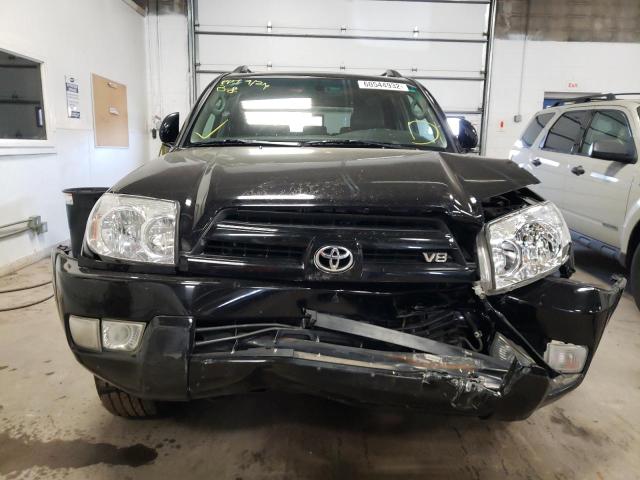 JTEBT17RX50050966 - 2005 TOYOTA 4RUNNER LI BLACK photo 9